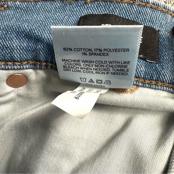 Express Straight Ankle High Rise Button Fly Jeans Size 6S - Picture 9 of 9